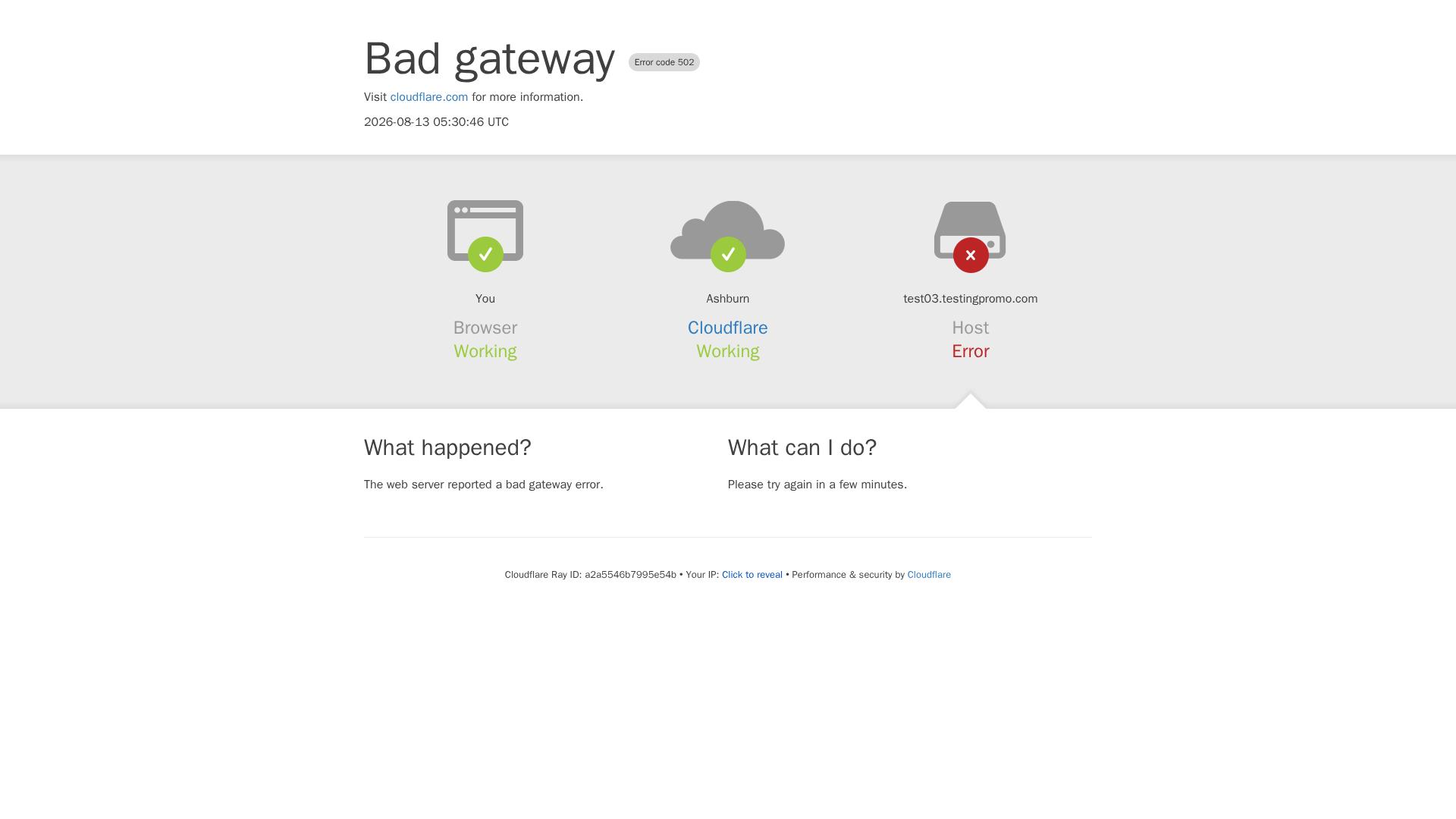 Test failure screenshot